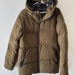 GU ダウンジャケット L オリーブ