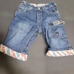 DOUBLE B ハーフパンツ 110cm デニムブルー