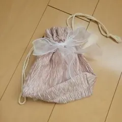 SHEIN 巾着 ショルダーバッグ リボンのサムネイル