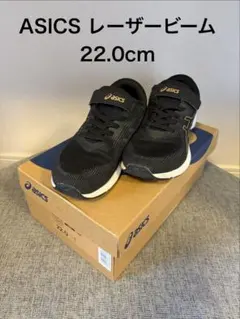 ASICS LAZERBEAM スニーカー ブラック/ゴールド22.0cmのサムネイル