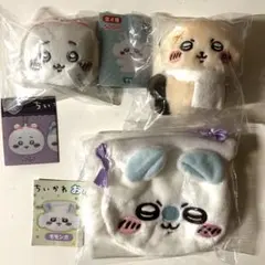 ちいかわ、モモンガ、ラッコぬいぐるみ 3種類セット