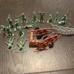 日本兵フィギュアセット　大砲のサムネイル