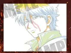 銀魂　入場者特典第2弾　吉原大炎上　アニメ原画ステッカー　坂田銀時