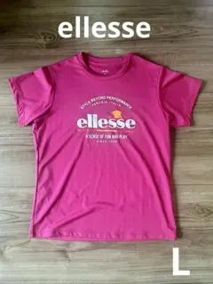 【美品】ellesse ピンク Tシャツ 半袖　レディース　スポーツウェアのサムネイル