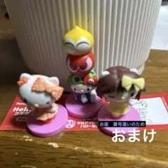 チョコエッグ　ハローキティ　ぷよぷよ　平成アイドル　2点セット+(おまけ)