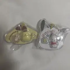 サンリオキャラクターズ　パッケージチャーム　ポムポムプリン　ポチャッコ　2個