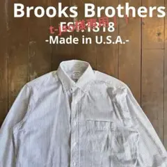USA製【BrooksBrothers ブルックスブラザーズ】ボタンダウンシャツ