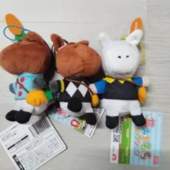夢みる名馬コレクションマスコット　全3種コンプリート　①
