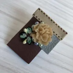 《第2弾》NO.7 ハンドメイド ブローチ コサージュ brooch