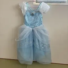 ディズニー プリンセス衣装 水色 120