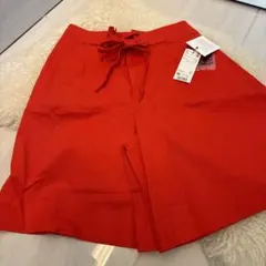 UNIQLO ト-マス・マイアー キュロット 赤オレンジ58のサムネイル