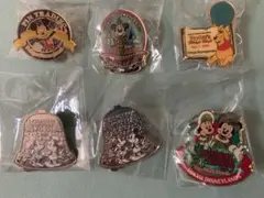 ディズニーリゾート ピンバッジ　5種6個