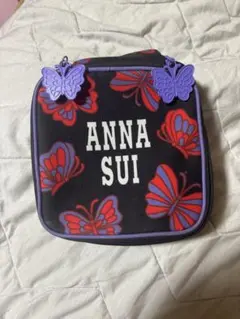 ANNA SUIアナスイヴォヤージュリュックバタフライ蝶刺繍ブラック ANNA SUIアナスイヴォヤージュリュックバタフライ蝶刺繍ブラック