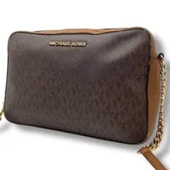 マイケルコース ショルダーバッグ チェーン レザー MK柄 モノグラム 斜め掛け