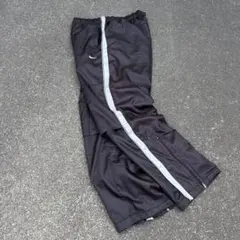 00s nike 超極太 wide nylon pants テック系 鬼フェード