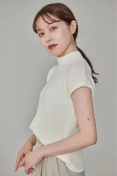L'or Summer Rib Knit ホワイト