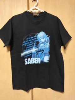 セイバー Tシャツ(ブラック/Lサイズ) Fate/stay night - メルカリ