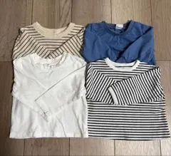 SHEIN ベビー用トップス 4点セット（Tシャツ・トレーナー）