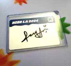INI 許豊凡 KCON LA 2024 サイン