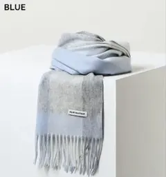 ジルスチュアート　ウール　カシミヤ　チェック柄マフラー