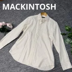 MACKINTOSHマッキントッシュ シャツ　長袖　ホワイト　Lサイズのサムネイル