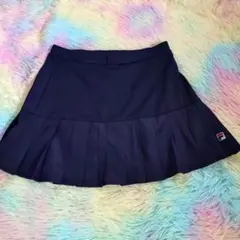 【特価・訳あり】FILA テニス プリーツスコート M ネイビーのサムネイル
