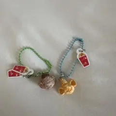 ディズニーポップコーンキーホルダー2点セット