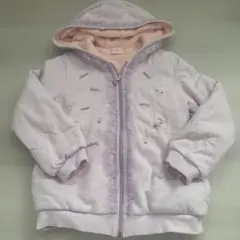 メゾピアノ　裏ボア　パーカー　キャンディ