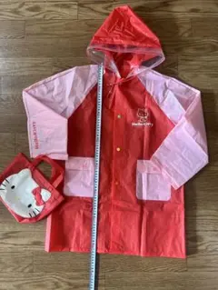 サンリオ　ハローキティ　レインコート　120　ピンク　SANRIO