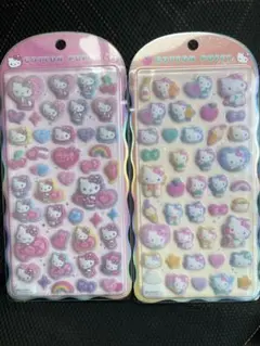 コットンパフィーシール ハローキティ2種セット サンリオ正規品 販売元クラックス