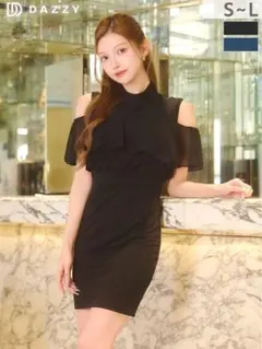 DAZZY タイトドレス ブラック Lサイズ