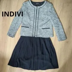 INDIVI インディヴィ　スーツ フォーマルスーツ　セットアップ　40 L