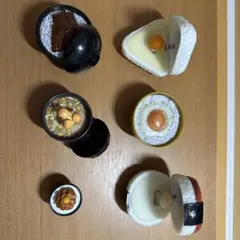 寿司と料理のカプセルトイ6個セット