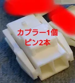 カプラー1個とピン2本