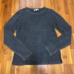 ダークグレー 長袖 Tシャツ Mサイズ