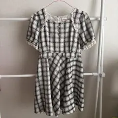 evelyn ツイード ワンピース