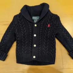 Polo by Ralph Lauren ケーブルニット カーディガン 12M