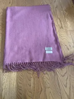 LUCIANO SOPRANI カシミヤストール チャーミングな紫かかったピンク