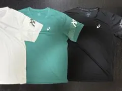 asics ICONランニングtシャツ3点SET（L）