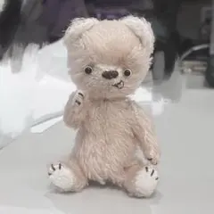 美品 noconoco ぬいぐるみ くま ピンク モヘア テディベア - メルカリ