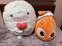 すみっコぐらし とかげ 10thプレミアムXLとニモのぬいぐるみセット（大）