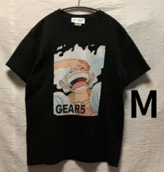 ONE PIECEワンピース　ギア5 Tシャツ M 100%コットン　ブラックのサムネイル