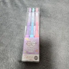 ちいかわパーク サクサククリップ0.5 ノック式ジェルボールペン3本セット