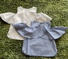 ZARA kids ストライプ トップス 116cm 美品 双子