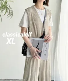 classicalelf XL 前後2way裾ドロストサロペット