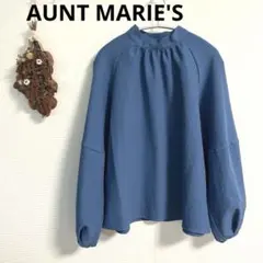 AUNT MARIE'S♡シャツ ギャザーボリュームスリーブブラウス レディース