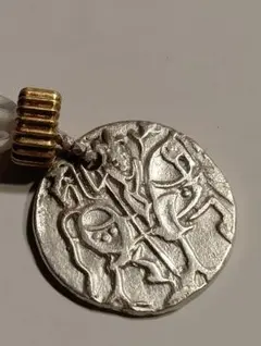 アメリカ硬貨コイントップ,クォーター,アイアンクロス十字,ペンダント 