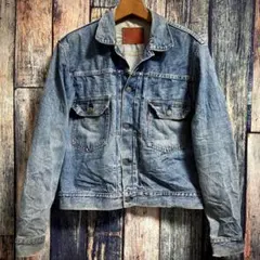 雰囲気抜群‼︎LEVIS2ndLVCJ02日本製デニムジャケット40リーバイス復刻