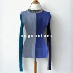 nagonstans ナゴンスタンス Aubeカラーブロック バイカラー ニットのサムネイル