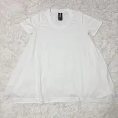 Double Standard Clothing 剪裁上衣 短袖 白色 寬鬆 a2434